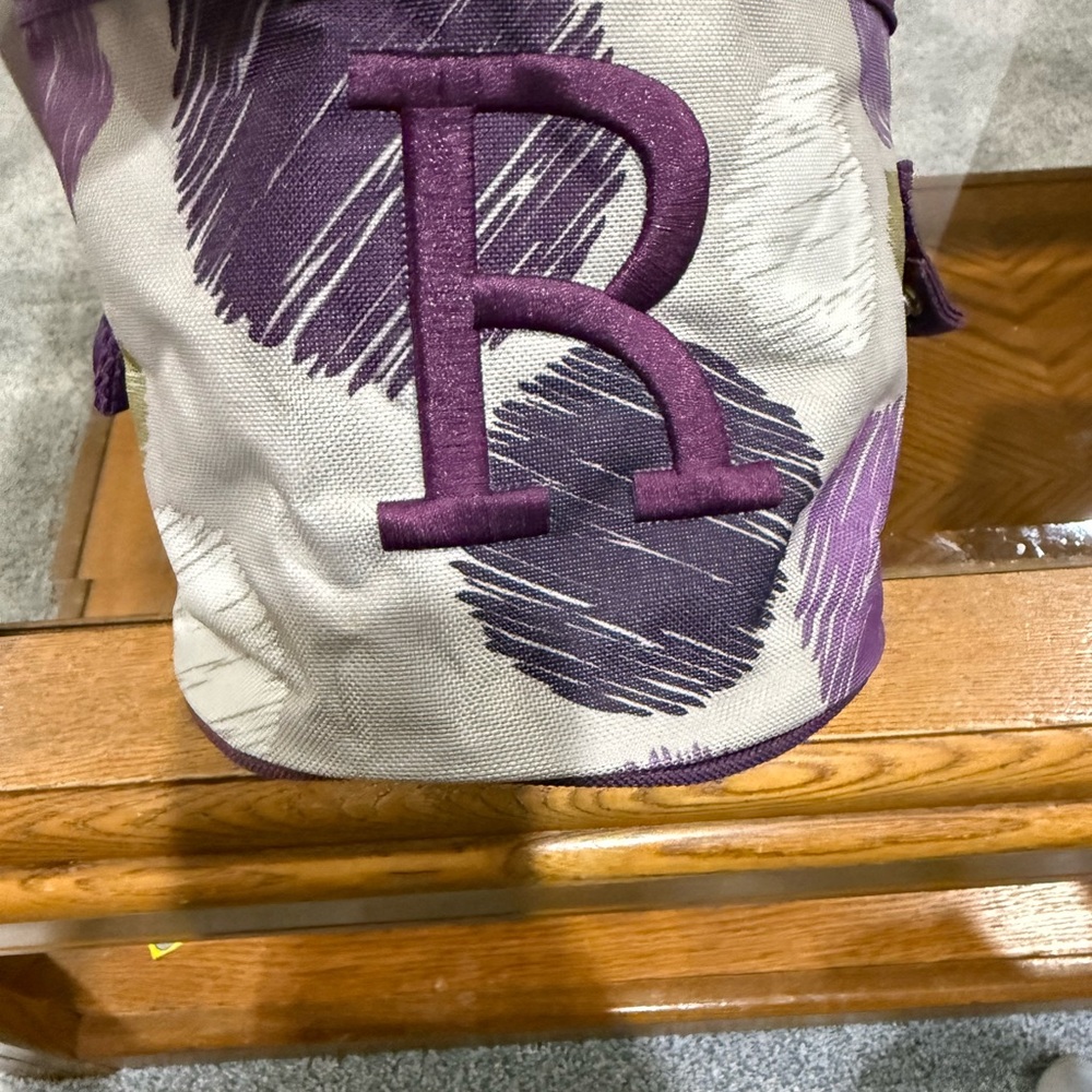 Thirty One Mini Hanging Storage Bin Round Organize w/initial  R